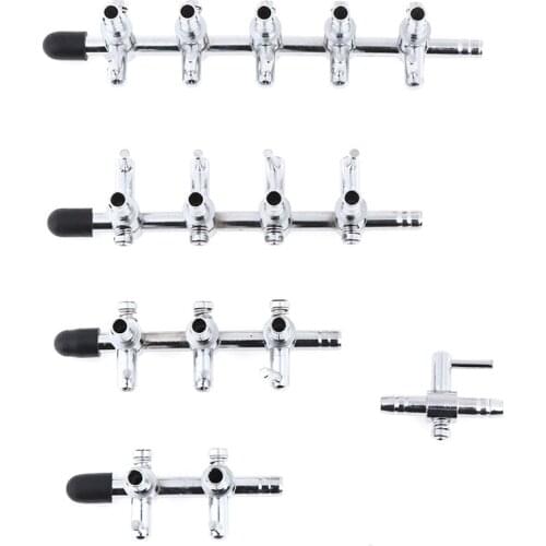 1PCS Aquarium Tank Air Lever Pump Oxygen Air Flow Splitter Tube Pipe Control Valve