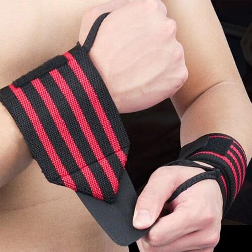 1 Piece Weightlifting Wristband Support Wrist Band Wraps Bandages Brace Powerlifting Gym Fitness Straps Sports Wrist Protector