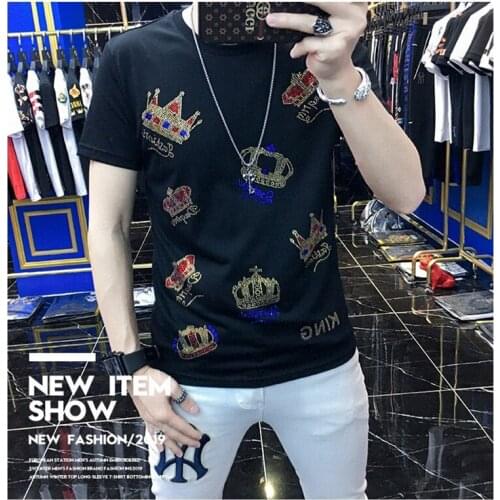 100% cotton Iron Drill design top tees 2020 high quality men tshirt