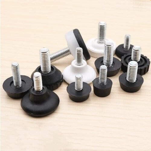 8pc/lot Furniture Adjustable Bolt Chair Feet Level Floor Protector Leg Pad Base M8 M6 Sofa Cabinet Table Mute Damping Anti-skid