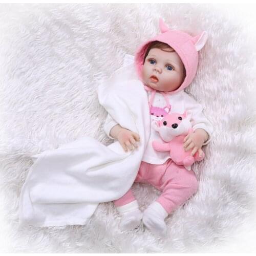 AliExpress hot selling recommended all-plastic simulation baby dolls, baby clothing models, cute dolls, all-silicone
