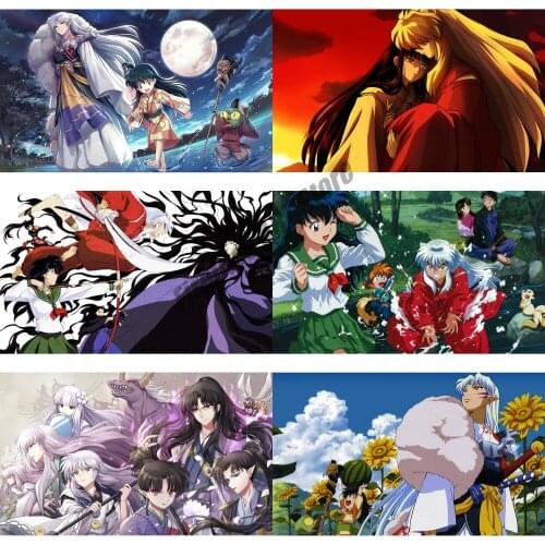 Anime Canvas Painting Wall Art Inuyasha Sesomaru Platycodonis Posters and Prints Room Decoration Pictures Living Home Decor