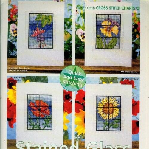 CD401 Cross Stitch Kit Package Greeting Cards Needlework Counted Cross-Stitching Kits Christmas Mothers Fathers Day Birthday