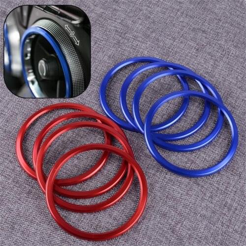 DWCX 4pcs Interior Air Conditioning Vent Outlet Ring Cover Decor Trim Bezels Decoration fit for Chevrolet Camaro 2017