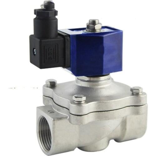 3/8-1 stainless steel electric solenoid valve low power Energy saving solenoid valve water vapor/gas AC220V 110V DC24V DC12V