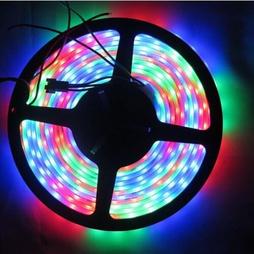 100m DC12V Ws2811ic 5050 RGB SMD Individually Addressable Ws2811 Led Pixels Stripled Led Dream Color Full Color Strip 5m/roll