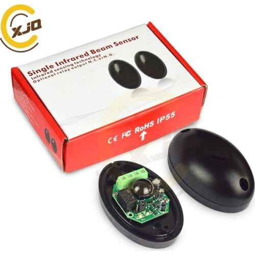 XJQ Single Beam Infrared Active infrared detector single photocell Alarm system for barriers IR beam sensor