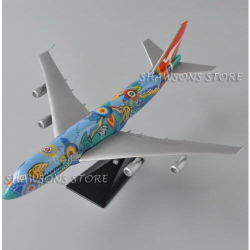 1:250 Scale Aircraft Model Toy Qantas Airways Boeing 747-300 Longreach Plane Miniature Replica Collection