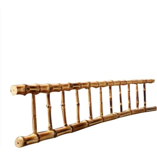 Miniature Ladder Mini Wooden Ladder Bamboo Ladder for Fairy Garden Dollhouse Landscape Garden Yard Decoration