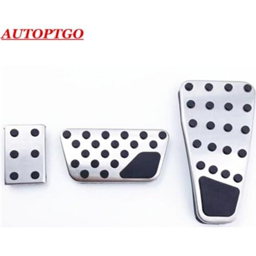 Stainless Steel 82212138AB Car Foot Accelerator Brake Pedal Pad Cover Accessory Kit For Dodge Ram 1500 2500 3500 4500 5500