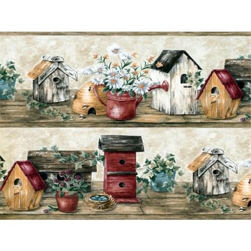 Landscape House Printed Canvas 11CT Cross Stitch Set DIY Embroidery DMC Threads Painting Handmade Knitting Craft Room Magic
