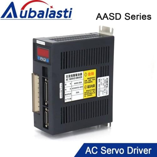 Aubalasti AC Servo Motor Driver AASD 10A 15A 20A 30A Input AC220V 0-3kw Use for CNC Engraver and Cutting Machine