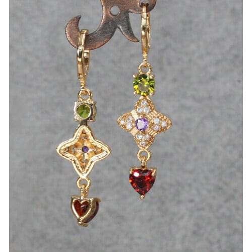 Bohemian Dangle Earrings for womens earrings Drop heart Earrings Jewelry earrings for Party Wedding Valentines Day Gift