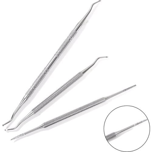Toe Nail Care Hook Ingrown Double Ended Ingrown Toe Correction Lifter File Manicure Pedicure Toenails Clean Foot Care Tool