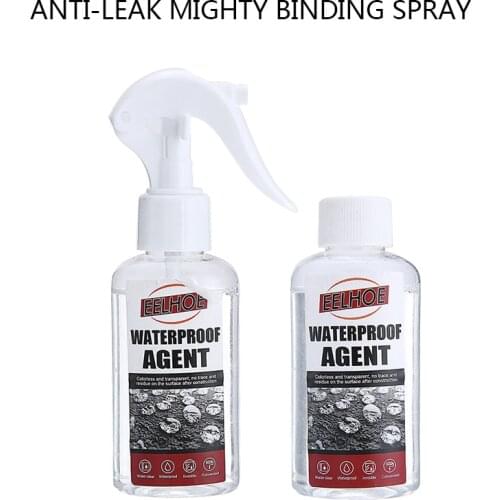 Roof Toilet Wall Repairing Spray Liquid Waterproof Mighty Binding Sealant Spray Wall Surface Leak Repair Invisible