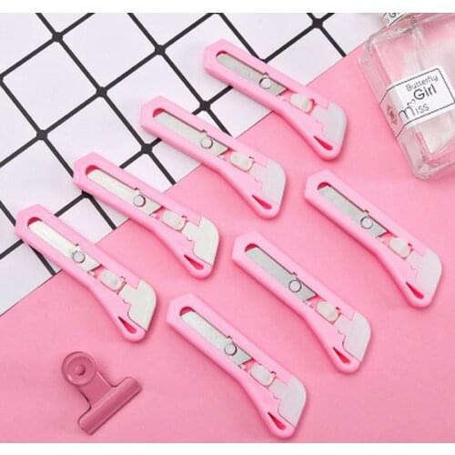 Mini Utility Knife Kawaii Stationery Children Crafts Utility Knife Novel Stationery Student Craft Supplies Kindergarten Supplies