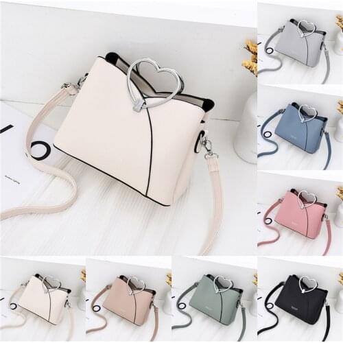 2021 Best Selling Designer Light Luxury Handbag Pure Color PU Leather Cross Body Bag For Women