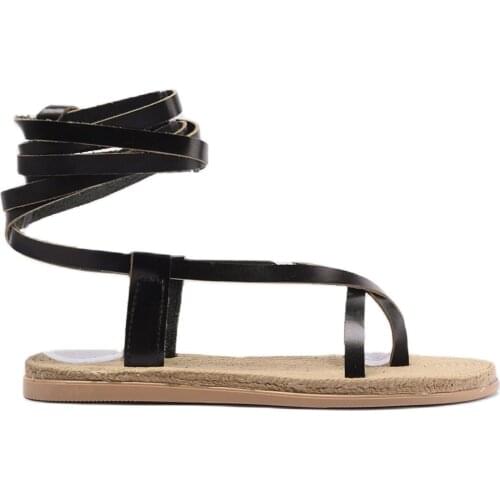 Trendyol Genuine Leather Gusset Women Sandals TAKSS21SD0029 босоножки женские 2021 chaussure femme Женские сандалии обувь