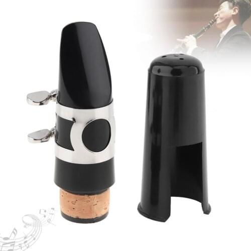 Bb Clarinet Mouthpiece Set with Cap Reed Metal Ligature Woodwind Accessories Clarinet Mouthpiece