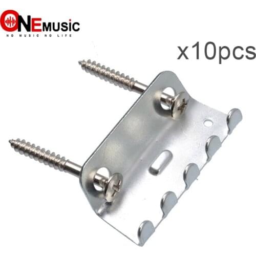 10Pcs Chrome Electric Guitar Tremolo bridge Body Mount Claw for Double System Tremolo bridge
