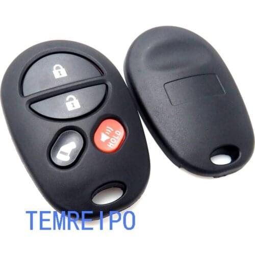 10pcs/lot 3+1 Buttons Remote Key Shell Keyless Case Fob Fit For TOYOTA Avalon Solara Replacement Blank Key