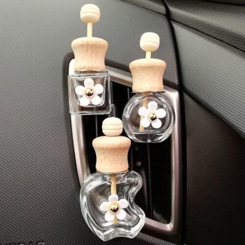 10pcs/lot 8ML Car Outlet Empty Perfume Bottle Transparent Car Vents Deodorant Air Conditioning Perfume Bottle