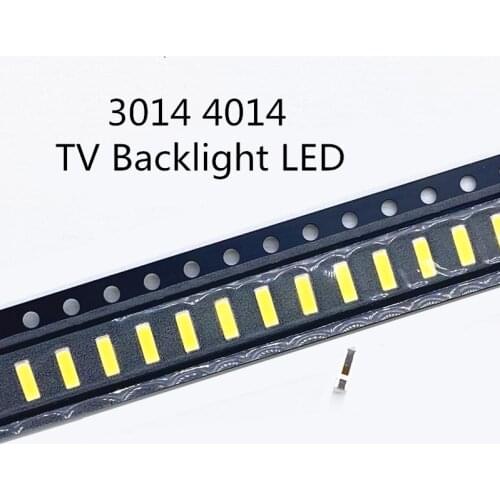 100pcs TV Backlight 3V LED SMD 3014 4014 Cool cold white LCD Backlight for TV Application 3000K 4000K 5500K 6000K 9000K