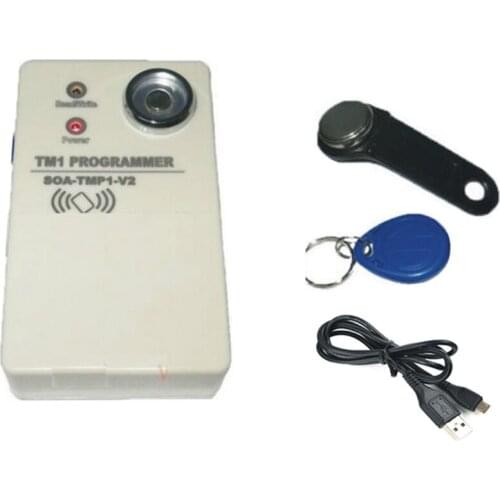 Upgrade 2 in 1 TM&RFID Copier Duplicator /DS1990A iButton TM card duplicator/access control card copier free tags