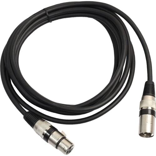 3 Pin DMX Signal Cable Wire XLR Male To Female Cable Snake Cord