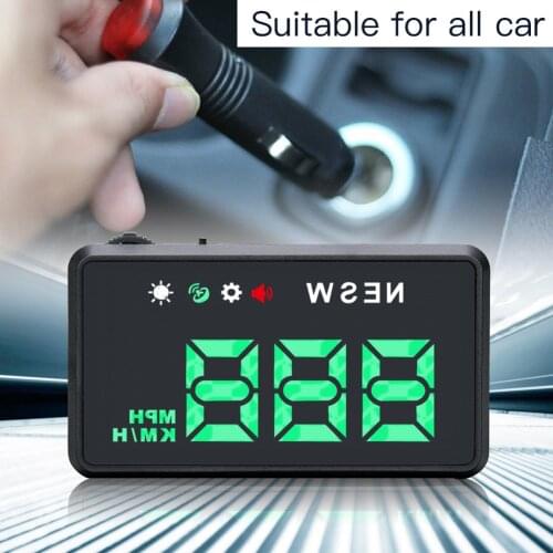 Car HUD Head Up Display Car Hud Display Digital GPS Overspeed Warning Car Windshield Projector Alarm System