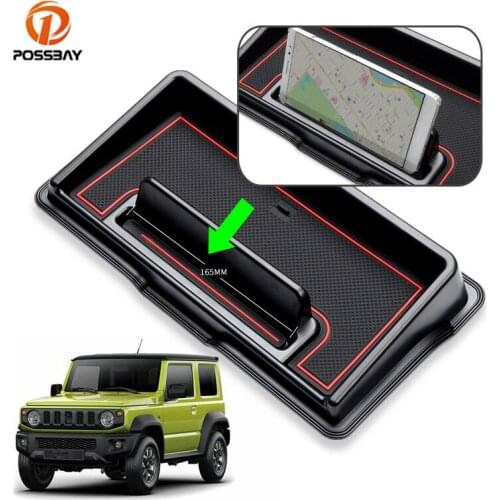 Car Dashboard Storage Box Phone Holder Tray Mobile Phone Stand Bracket Auto Interior Stowing Tidying for Suzuki Jimny 2019 2020