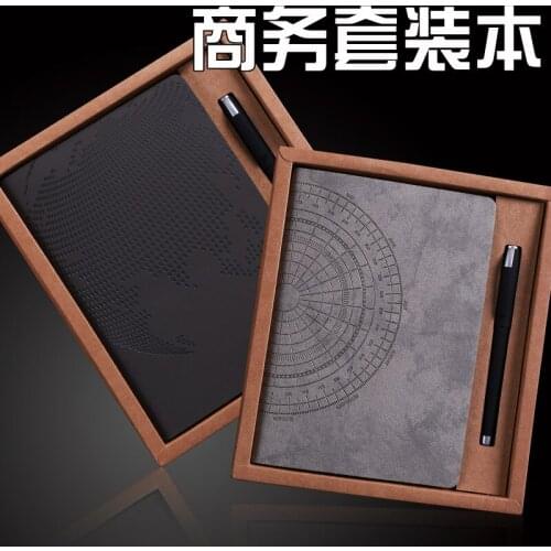 MRGBEST A5 Notebook Thicken Stationery Supplies Portable Work Handbook Business Notepad Exquisite Box Set Is Your Like Notebook