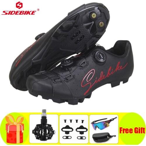 SIDEBIKE MTB Cycling Shoes Mountain Bike Shoes Ultralight Bicycle Sneakers Self-locking Professional Breathable Bicicleta