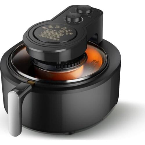 Household 6L Air Fryer Large Capacity Smart Deep Fryer Chicken without Oil free Health Pizza Cooker Visibility Electric Fryer