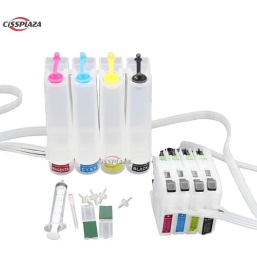 CISSPLAZA LC133 LC131 CISS for Brother MFC-J470DW MFC-J650DW MFC-J870DW MFC-J4410DW DCP-J152W Continuous Ink Supply System