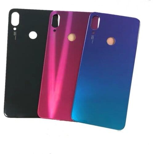 For Xiaomi Redmi note 7 Battery Cover Back Glass Panel Rear Door Housing Case For Redmi note 7 pro Back battery Cover door