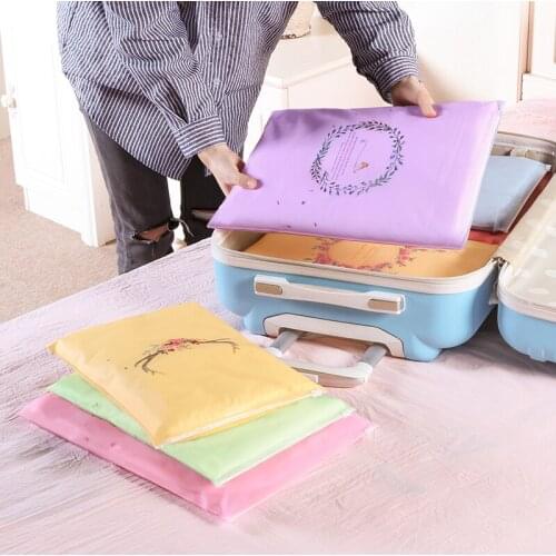 10 Pcs/lot Travel Storage Bags Zipper Organizer Bag For Clothing Underwear Socks Shoes Storage Bag Housekeeping Pull-Edge bag