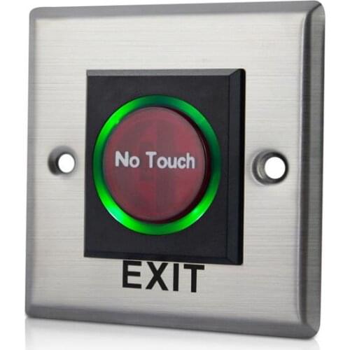 Infrared exit button, NO touch panel,NO/NC/COM output, blue back light electric box cassette