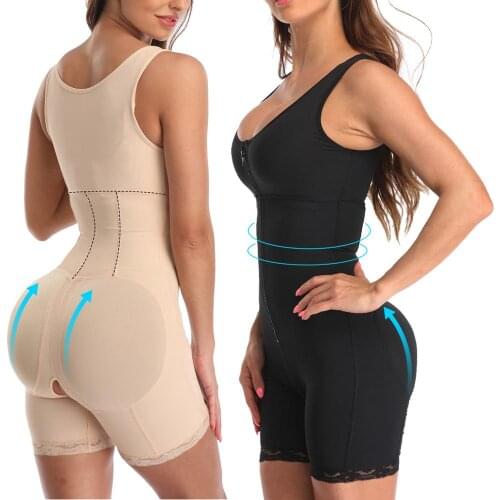 Fajas Full Body Shaper Modeling Belt Waist Trainer Butt Lifter Thigh Reducer Panties Tummy Control Push Up Shapewear
