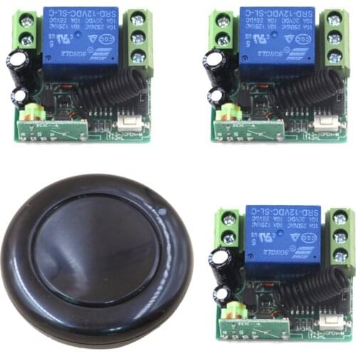 Low Price DC12V 1CH Transmitter Receiver Radio Remote Control for Automation Home 315mhz 433mhz RF Mini Receivers Hot Sale