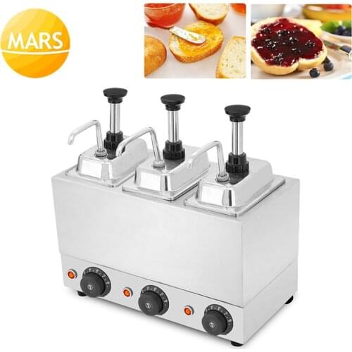 Catering Equipment Jam Dispenser Hot Chocolate Sauce Filling Spreader Warmer Stainless Steel Electric Jam Heater 220v/110v