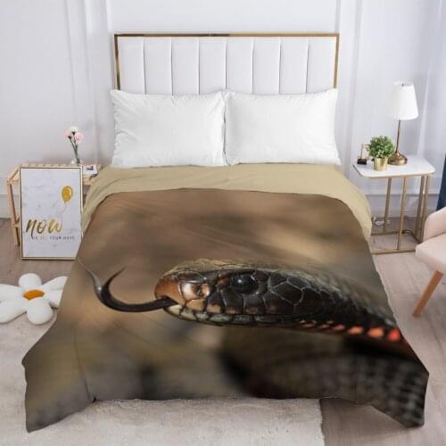 Snake Duvet cover Quilt/Blanket/Comfortable Case Double King Bedding 140x200 240x220 200x200 for Home Khaki