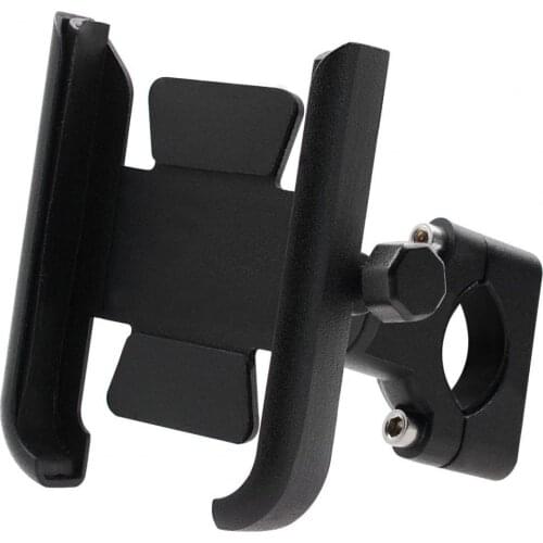 Motorcycle Mobile Phone Holder Aluminum Alloy Rotary Stand for Motorbike Handle