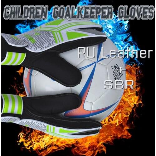 Dropship Professional Kids Soccer Goalkeeper Gloves Soccer Children Gloves Kids Wearable Goalie Anti-Slip Guantes De Portero