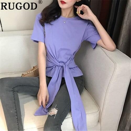 Женские шелковые футболки RUGOD China At AliExpress