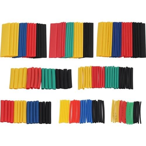 328pcs Heat Shrink Tubing Thermoresistant Tube Wrapp Sleeve Kit Termoretractil Shrinking Assorted Wire Cable Insulation Sleeving