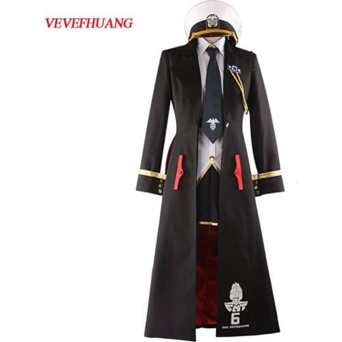 VEVEFHUANG Kосплей Game Azur Lane Enterprise B Cosplay Costume Christmas Halloween Outfit Xmas Party Uniforms Full Set