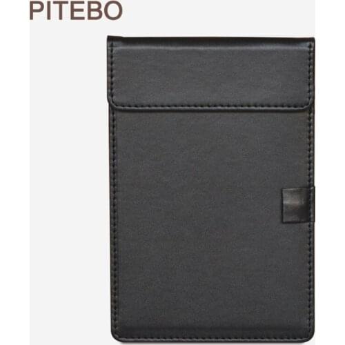 PITEBO High-grade business imitation leather pad clip A6 cashier note folder signature clip magnetic writing conference pad clip