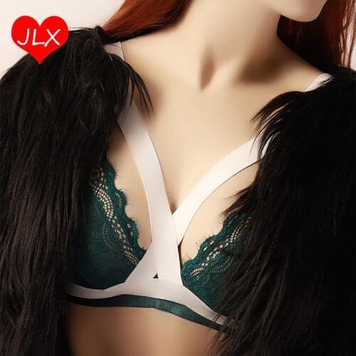 90s girls Punk Gothic White Body Harness Adjustabl Strappy Tops Cage Bra Crop Top Bondage wedding fetish Harness belt rave wear