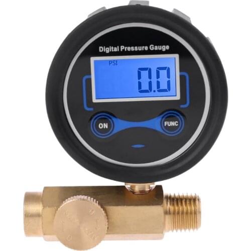 1/4\" Digital Air Compressor 200PSI Pressure Regulator Gauge Control Valve Tool L4MB